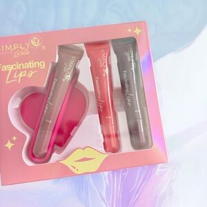 Simply Belle Lip Trio - Red, Pink, Mauve